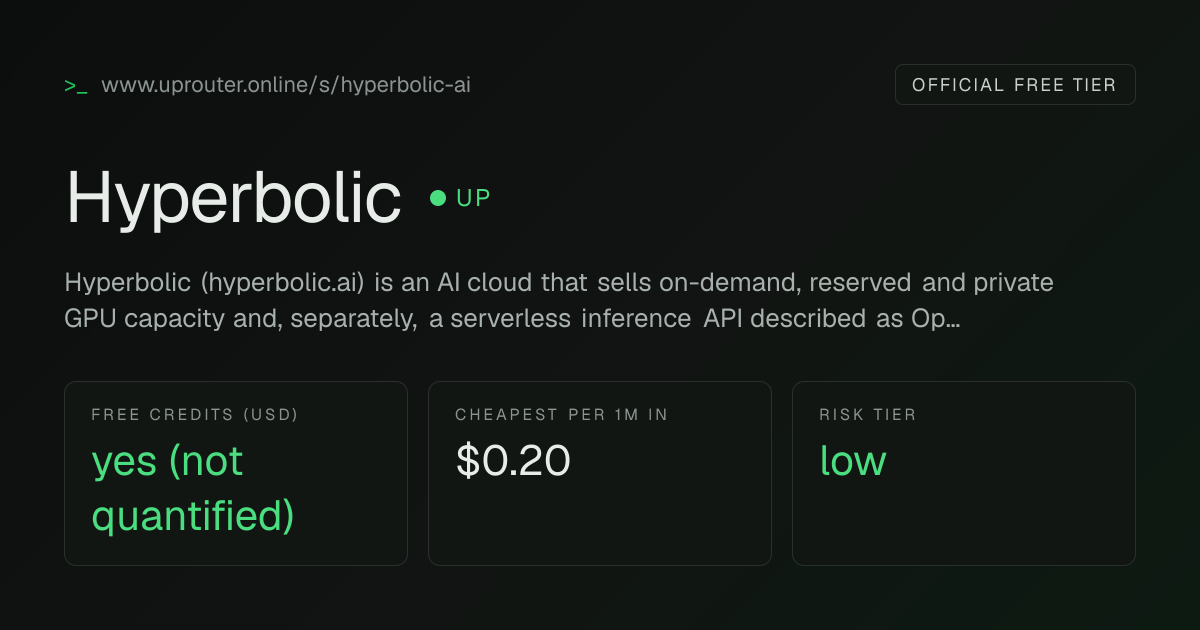 Editorial re-verification: Hyperbolic